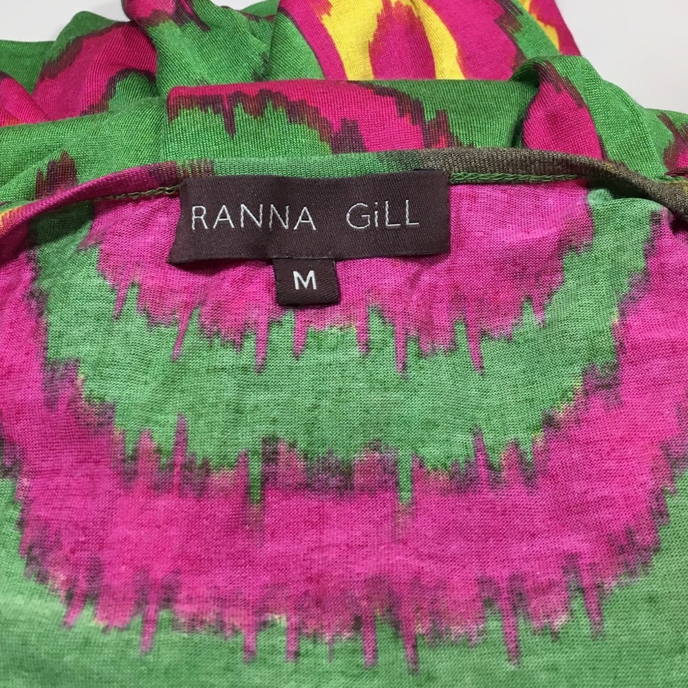 Anthropologie Ranna Gill Beaded Boho Dress M View 6